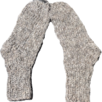 Skarpety wełniane 100% wełna owcza ręcznie robione handmade ciepłe grube czarne